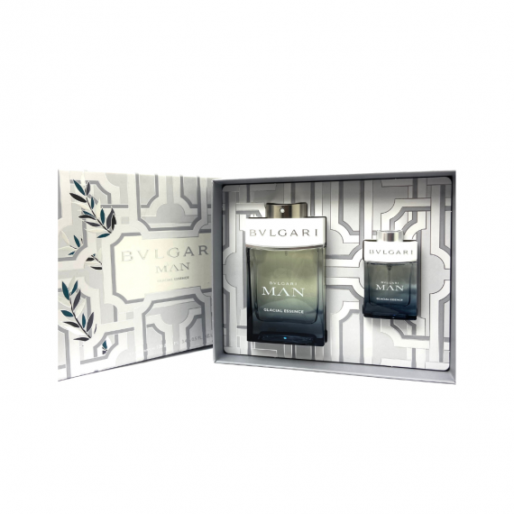 Bvlgari Man Glacial Essence EDP Gift Set Hard Box