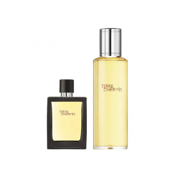 Hermes Terre d Hermes Man Pure Perfume Travel Spray 30 ML and Refill – 125 ML