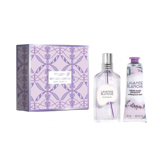 L’occitane White Lavender Unisex EDT Set