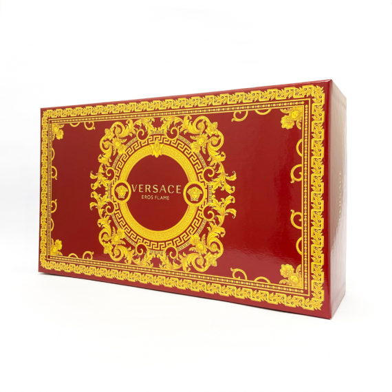 Versace Eros Flame Man Gift Set with Pouch