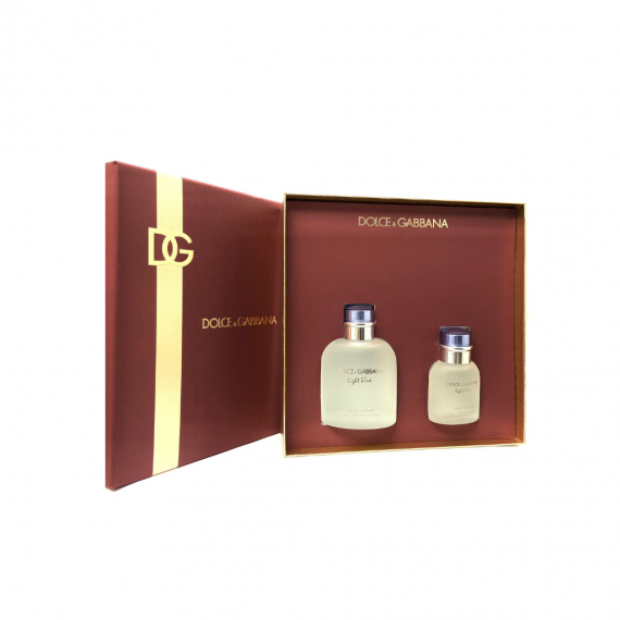 Dolce & Gabbana Light Blue Pour Homme Man Travel Set