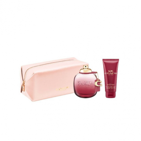 Coach Wild Rose Woman Gift Set With Pouch